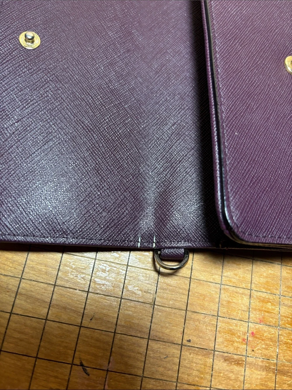 3 Kate Spade Leather Wallets Cream/Beige, Pink and Eggplant Purple